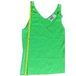 Jason Maxwell  Medium Lime green sleeveless knit V-neck tank top with bow details Photo 8