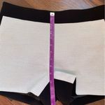 J.Crew 4/$20  Dressy Stretchy Flat Front Shorts Black and White Photo 2