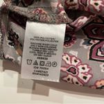 Loft Outlet Boho Ruffle Top Women Medium Bell Sleeve Purple Gray Black V Neck Photo 3