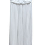 Lulus Jumpsuit Medium White Romper Full Wide Leg Goddess Marilyn Hollywood Glam Photo 0