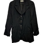 Vintage Philippe adec Paris Black Long Sleeve Button Blazer Size 38 Size undefined Photo 0