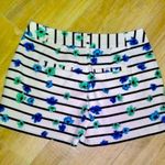 Elle  white floral cute summer shorts Photo 3