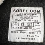 Sorel  Carnival Waterproof Insulated Boot Quarry/Black Shearling Lined Size 7.5 Photo 10