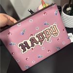 Coach  Disney large wristlet 30 with Pink Happy Clutch Bag🤍 Photo 7