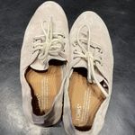 Toms NWOT All Leather Athletic gym shoes tie/lace up training run Sneakers Photo 4