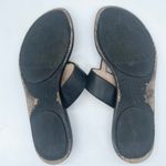 Gucci  Black leather double GG lifford thong flat sandals 38 Photo 7