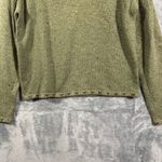 Woolrich Vintage  Willow Heather Green Quarter-Zip Pullover Mock Neck Sweater Photo 2