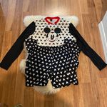 Disney Mickey Mouse Women’s Pajama Set Fleece Pants Long Sleeve Top EUC Sz M/L Photo 9