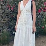 EUDON CHOI COLLECTIVE White Pleated Sleeveless V Photo 14