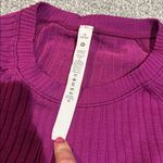 Lululemon  Rest Less‎ Pullover Aerial Current Deep Fuschia / Highlight Purple Photo 2