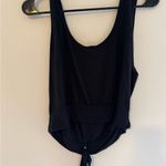 Beyond Yoga  Knot A Problem Cropped Tank in Black medium Photo 5