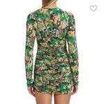 ALC Frank NWT A.L.C Green Kiki Floral Ruched Mini Dress Photo 2