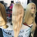 Human hair Fulllace Wig blonde CHRISTMAS GIFT Size 24 Photo 7