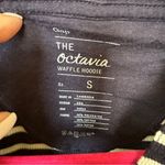 Gap ❤️ Octavia navy striped waffle hoodie Small EUC CLEARANCE Photo 6
