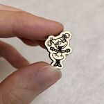 Nickelodeon Rugrats Angelica Wood Stud Earrings Photo 1