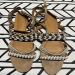 Rebecca Minkoff  Leila White Beaded Strappy Sandals size 8.5 Photo 1