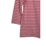 Croft & Barrow Women's Top Striped 3/4 Sleeve Pullover Lightweight Red Small Photo 2