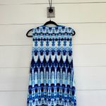Eliza J Twist Front Knit Maxi Dress Tie Dye Blue White Size 12 NWT Photo 7