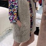 Simply Noelle tan teddy bear cardigan vest size large/XLarge Photo 1