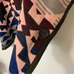 Forever 21 Boutique XXI Aztec Southwestern hooded Poncho Cardigan Sweater Cape Boho OS Photo 3