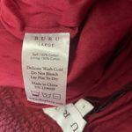 Buru Mini Skirt Smocked Waist Eyelet Crimson Red Women’s Size Large NWT Photo 2