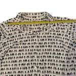 Jane and Delancey  Women's 1X Bird Print Button-Up Shirt Multicolor High Low Photo 8
