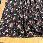 Iris Floral Sleeveless Ruched Tank Top Pink Size XL Photo 1