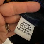 Habitat  Rainbow Stripe Yarn Button Closure Sweater Coat Womens XL Photo 4