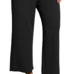 J.Jill  Black Cropped 100% Linen Pants Size Small Petite Photo 0