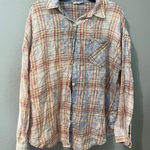 White Birch Women's casual plaid, button-down, cover-up, , medium‎ Photo 0