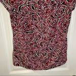 East 5th  Brown/Pink Floral Scoop Neck Short Sleeve Top L Photo 6