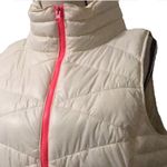 Sonoma SO large marshmallow style puffer vest pink zipper Photo 2