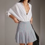 Maeve Anthropologie  Pleated Mini Skirt‎ size 2 Photo 1