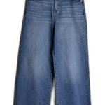 Jordache  Jeans Womens 6 Blue Baggy Mid-Rise Wide Leg Cropped Denim flare pants Photo 0