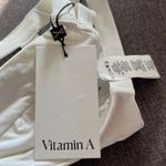 Vitamin A  Eco White Neutra bralette bikini NWT size 6/S Photo 4