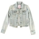 Vintage Y2K Light Wash Denim Jean Jacket Dear AB by Amanda Bynes Small Blue Photo 0