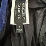 Talbots Miraclesuit dark blue lined tankini with underwire UPF50 women's size 6 Photo 8