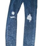 Levi's Blue Cropped Distressed Jeans Photo 2