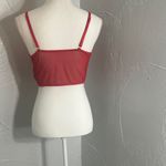 Chic Red Lace Bralette Size L Photo 4