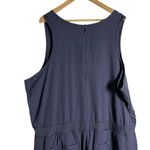 Athleta Brooklyn Textured Jacquard Leopard Medieval Violet Jumpsuit Size 26 Photo 7