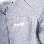 Gymshark ‎ Gray Fit Full Zip Athletic Hooded Jacket Photo 3