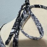 Faded Glory  Women Black Gray Patterned Halter Neck Elastic Waist Maxi Dress XL Photo 5