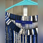 Apt. 9 ‎ Women's Sleeveless Top Blue White Black Striped Casual Tank Photo 2