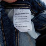 KanCan Jeans Mid Rise Rolled Hem Distressed Boyfriend Blue Jeans Women's Size 26 Photo 5