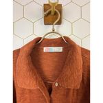 Free People Beach Rust Zuma Buttondown Sweater - Size - Small Photo 4