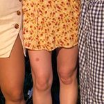 Urban Outfitters Free People skater dress yellow ditzy floral  Photo 4