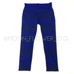 Threads 4 Thought  Cobalt Blue High-Waisted Geometric Pattern Leggings Photo 1