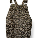 Entro  Leopard Print Overall Dress size L Photo 0