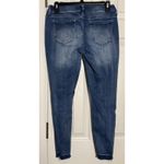 Maurice's Medium Wash Skinny Jeans, Fringe Hem On Leg, Med - Regular Photo 4