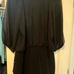 B Darlin Black mini dress sheet 3/4 length sleeves Photo 0